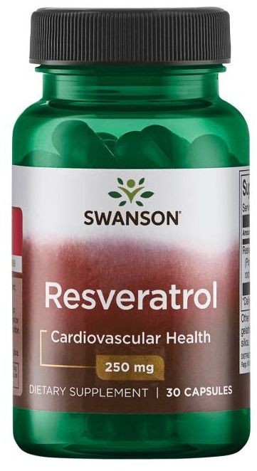 Swanson Resveratrol 250 mg (30 kaps) sw-051