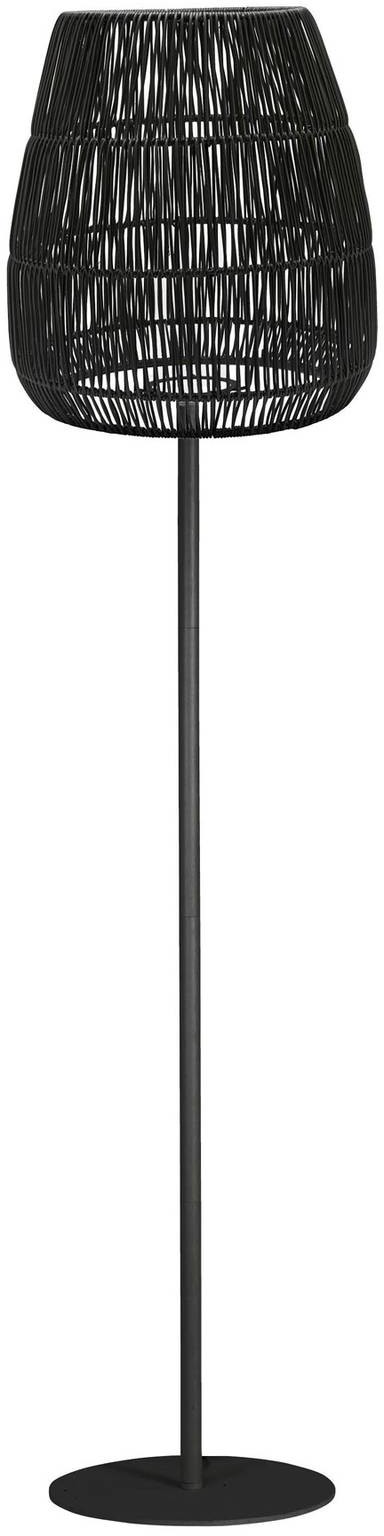 PR Home PR Home klosz Saigon wygląd rattanu  38 cm czarny
