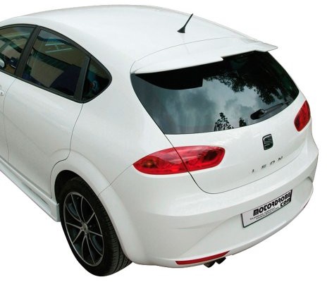 AUTOSTYLE Spoiler dachowy kompatybilny z Seat Leon 1P Facelift 2009-2012 (PU) TS SE49