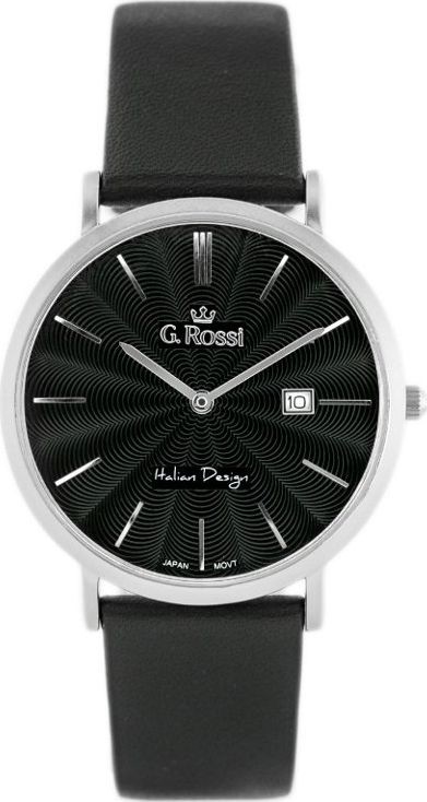 Gino Rossi Zegarek ZEGAREK MĘSKI 10853A SLIM zg184c +BOX uniwersalny 11406