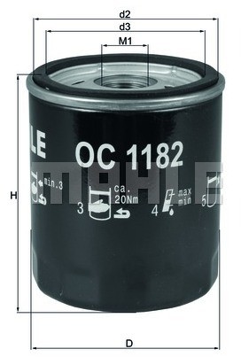 Knecht Filtr oleju OC 1182