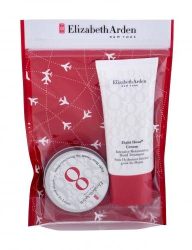 Elizabeth Arden Eight Hour Cream Travel Kit zestaw Krem do rąk 30 ml + Balsam do ust 13 ml