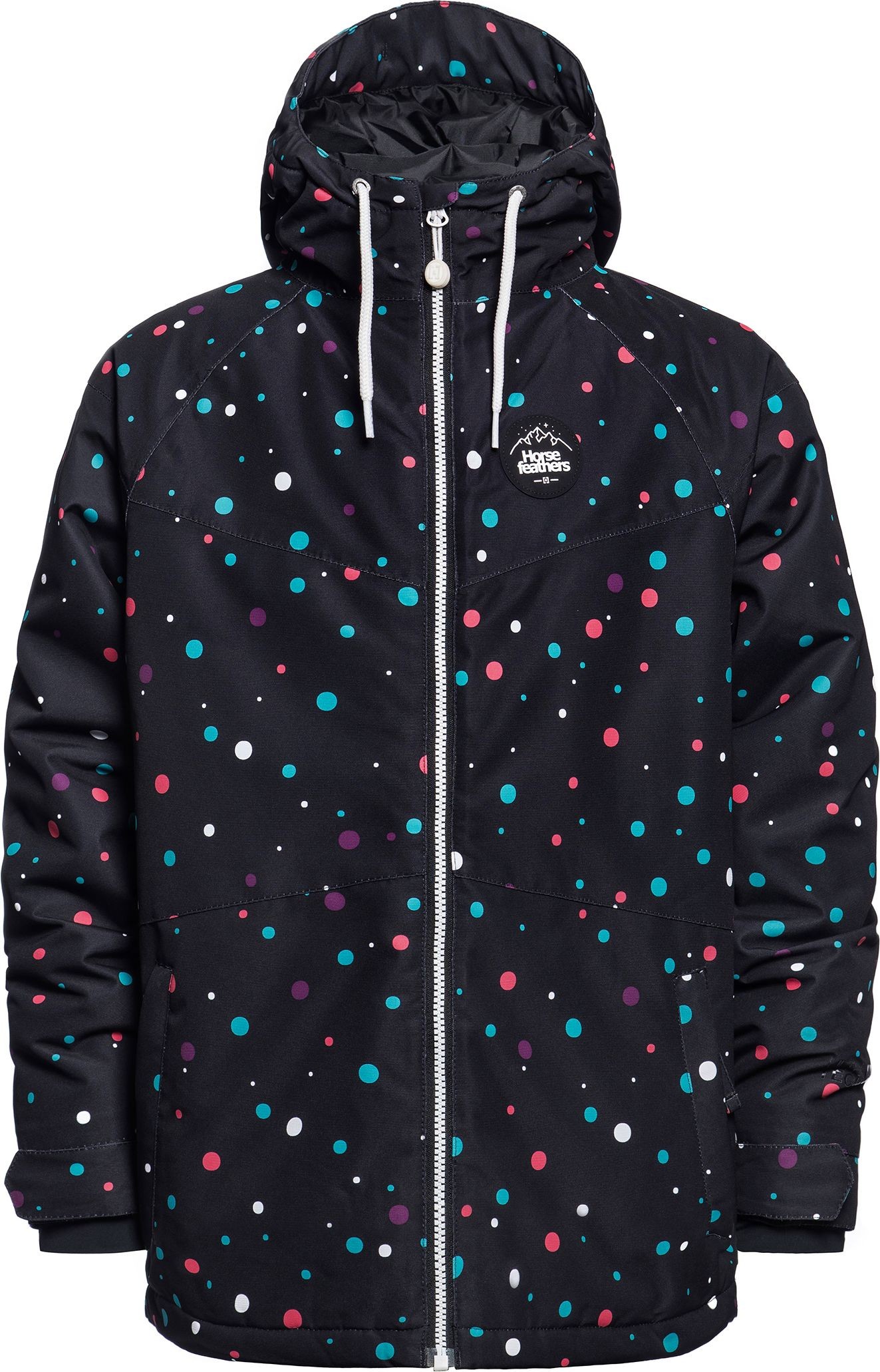 HORSEFEATHERS kurtka zimowa ęca HORSEFEATHERS SADIE YOUTH JACKET rainbow dots)