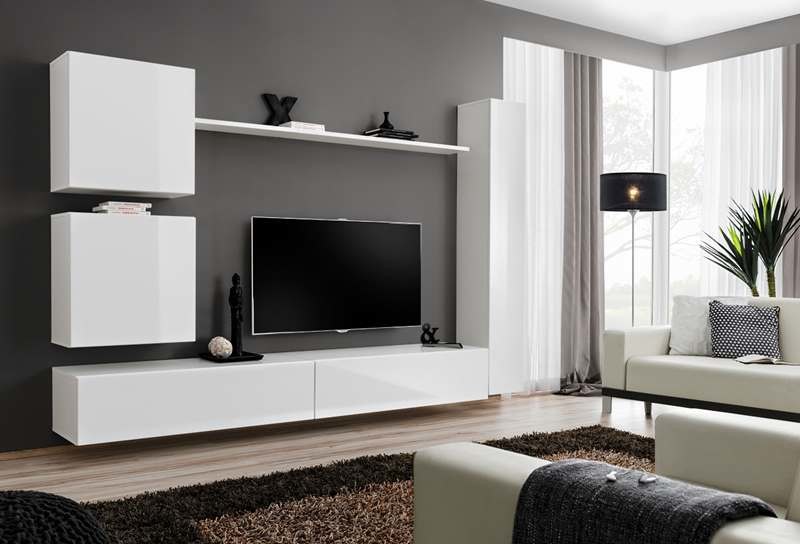 MEBLOŚCIANKA SWITCH 8 BIAŁY POŁYSK 26 WW SW 8