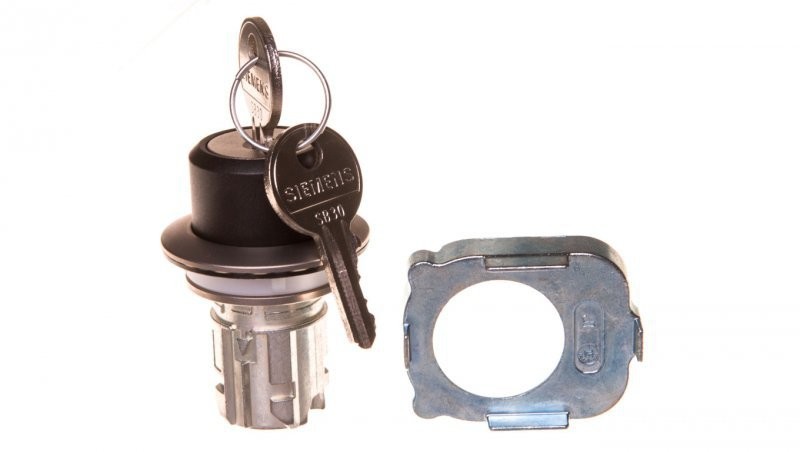 Siemens Napęd przełącznika 2 położeniowy O-I 30mm 2x klucz RONIS SB30 bez samopowrotu metal mat IP69k Sirius ACT 3SU1060-4LF11-0AA0 3SU1060-4LF11-0AA0