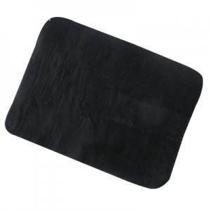 MSV 140862 douceur dywan, poliamid, poliester, poliuretan (SBR/czarna, 50 cmx70 cm x 0,1 cm 140862
