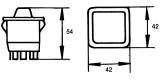 HELLA 6GM 500 212-012 Przełącznik - Sterowanie przełączaniem ciśnienia - 12V 6GM 500 212-012