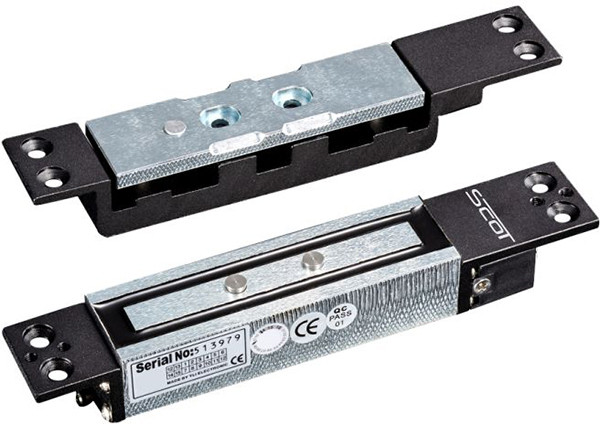 SCOT Zwora elektromagnetyczna wpuszczana 1200kg z sygnalizacją i zwłoką czasową EL-2400TS EL-2400TS
