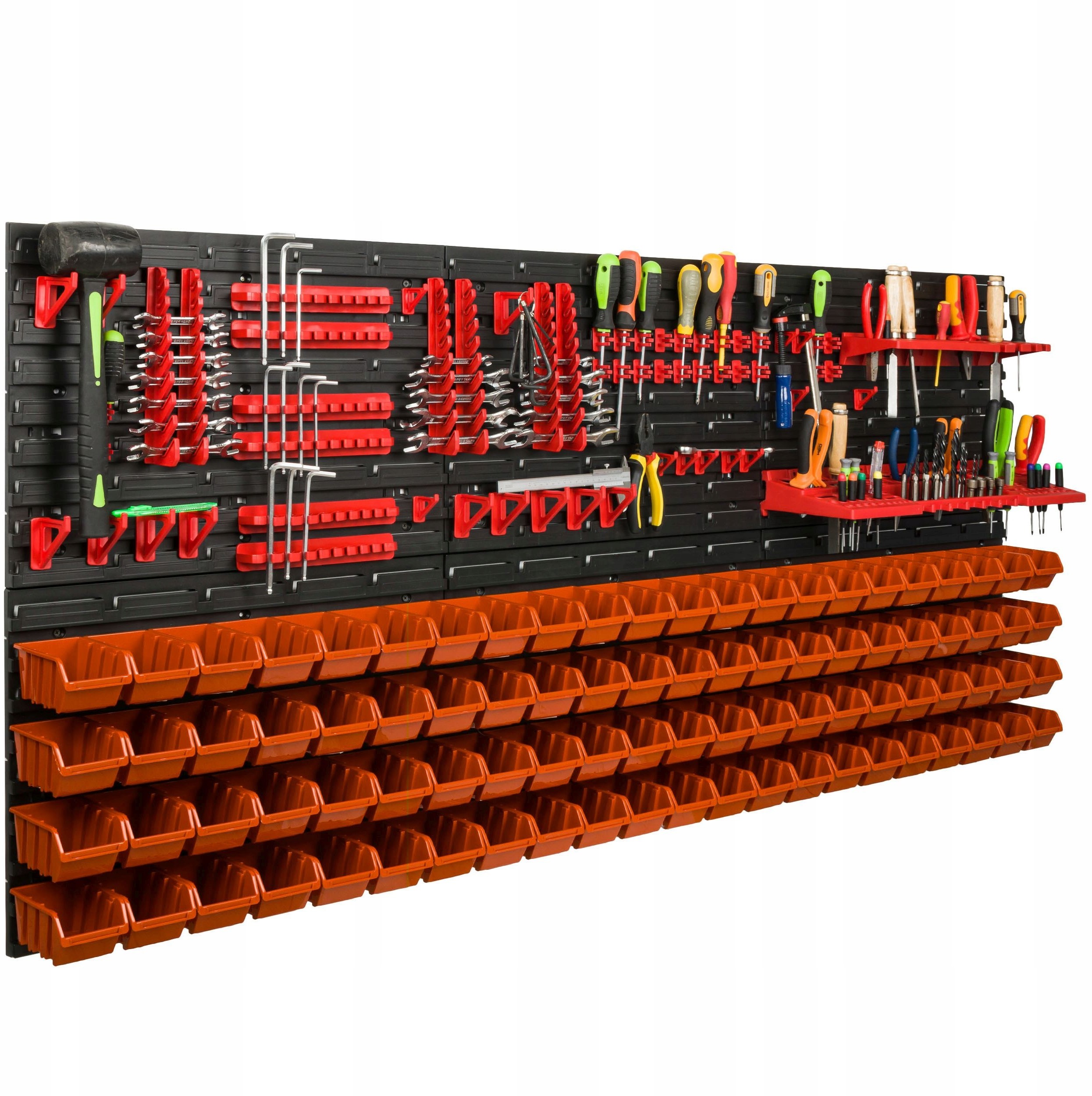Tablica narzędziowa warsztat 172x78 cm +88 Kuwet