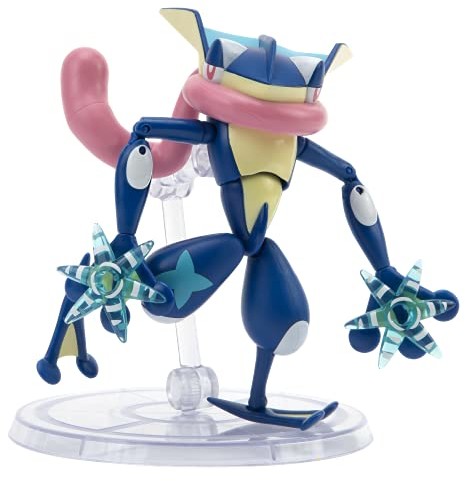 PoKéMoN Pokémon BO37446, 25 lat Pokémon figurka akcyjna Quajutsu (15 cm), 25 lat Pokémon! Odkryj siłę swojego świata Pokémon dzięki tej potężnej, wiernej skali figurce Hyperartikulacyjnej PKW2409