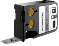 Dymo Oryginał DYMO XTL taśma winylowa trwała 19 mm) Czarny na szarym 7m długości 1868802