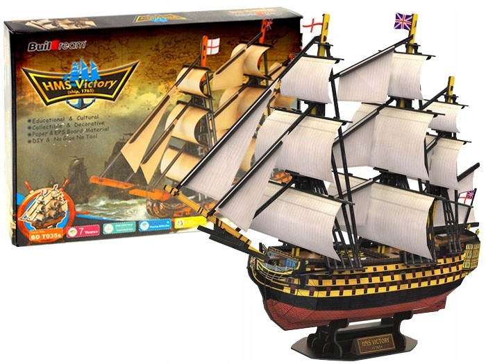 Puzzle 3D statek Hms Victory okręt morski ZA1785