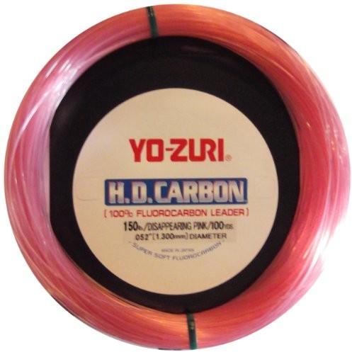 Yo-Zuri YO-Zuri Różowy 100% Fluoro Carbon Leader linia 30lb 30yd striper Surf hd30lb DP HD30LB-DP