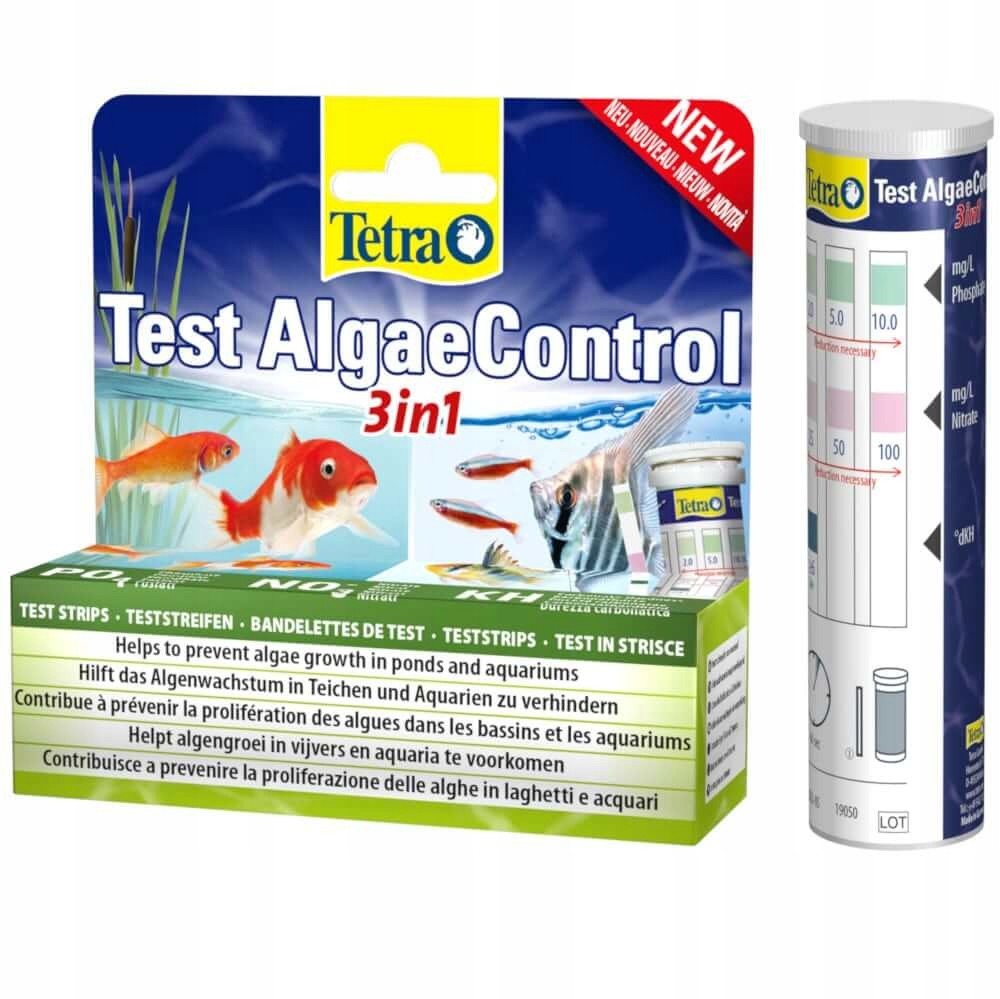 Tetra AlgaeControl 3w1 Test PO4 NO3 Kh do oczka
