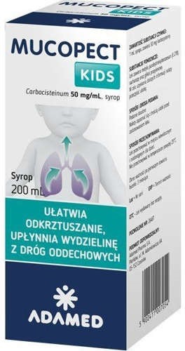 Mucopect Kids Syrop 50 mg/ml 200 ml