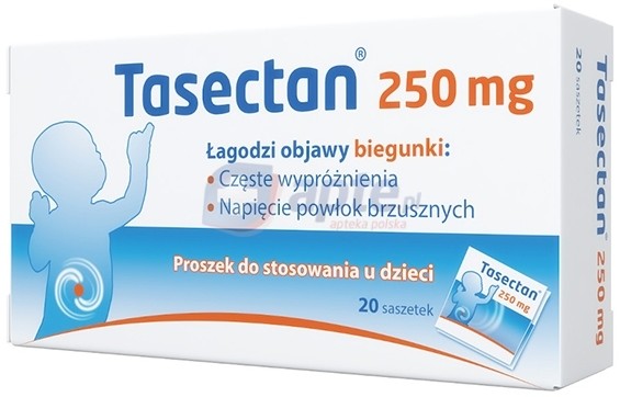 Noventure, S.L. Tasectan 250mg proszek na biegunkę dla dzieci i niemowląt, 20 saszetek