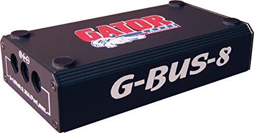 GATOR Gator Deluxe 17 A 8 X  V/3 X 18 V regulowanych Multi-wyjście DC zasilacz sieciowy G-BUS-8-US