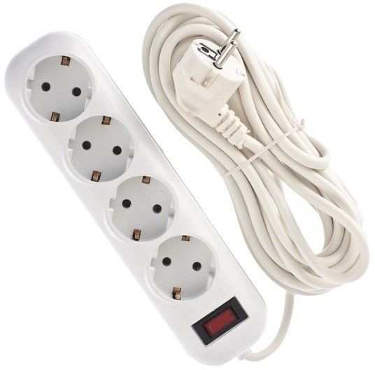 HBF Bellight 4 GNIAZDA 5M LISTWA ZASILAJĄCA z/u WYŁĄCZNIK 15318099 15318099