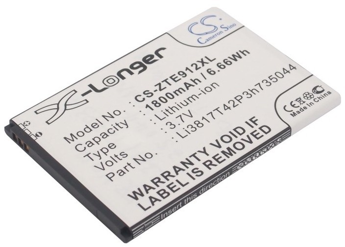 Zdjęcia - Bateria do telefonu CameronSino ZTE N9120 / Li3817T42P3h735044 1800mAh 6.66Wh Li-Ion 3.7V  (Cameron Sino)