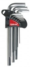 Proline KLUCZE SZEŚCIOKĄTNE Z KULKĄ ILOŚĆ 9 1.5-10mm CrV 48319