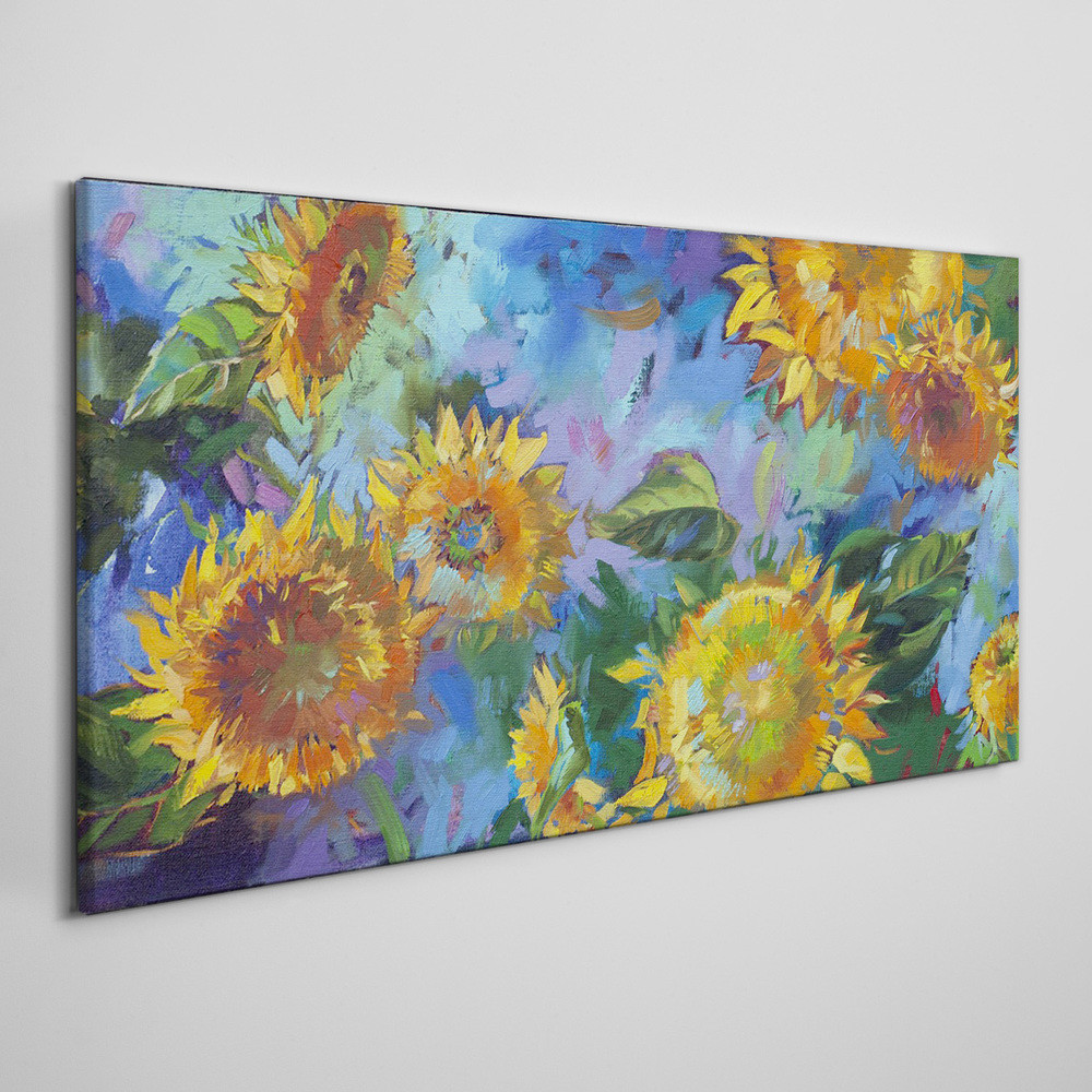 PL Coloray Obraz Canvas kwiaty słoneczniki 100x50cm