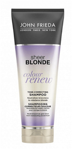 John Frieda Sheer Blonde Colour Renew Tone Correcting Shampoo szampon neutralizujący żółty odcień włosów 250ml 37048-uniw