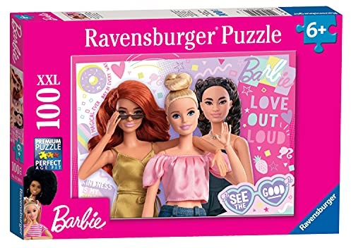 Ravensburger Barbie puzzle 100 sztuk dla dzieci od 6 lat - bardzo duże elementy 13269