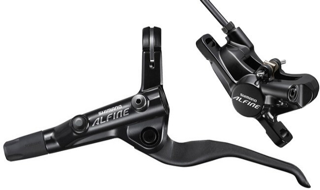 Shimano Alfine BL-S7000 Hamulec tarczowy I-Spec EV przód, black 2020 Hamulce tarczowe E-S7000JLFPRA100
