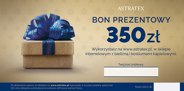 Astratex Bon prezentowy 350 zł
