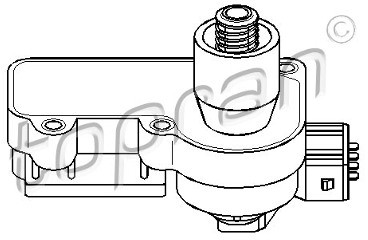 TOPRAN Sterowanie, opatka przepustnicy 108 847