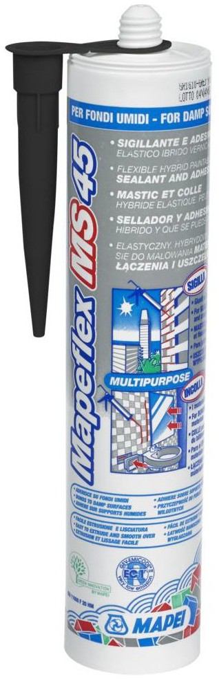 Mapei Silikon Uszczelniaczi klej czarny