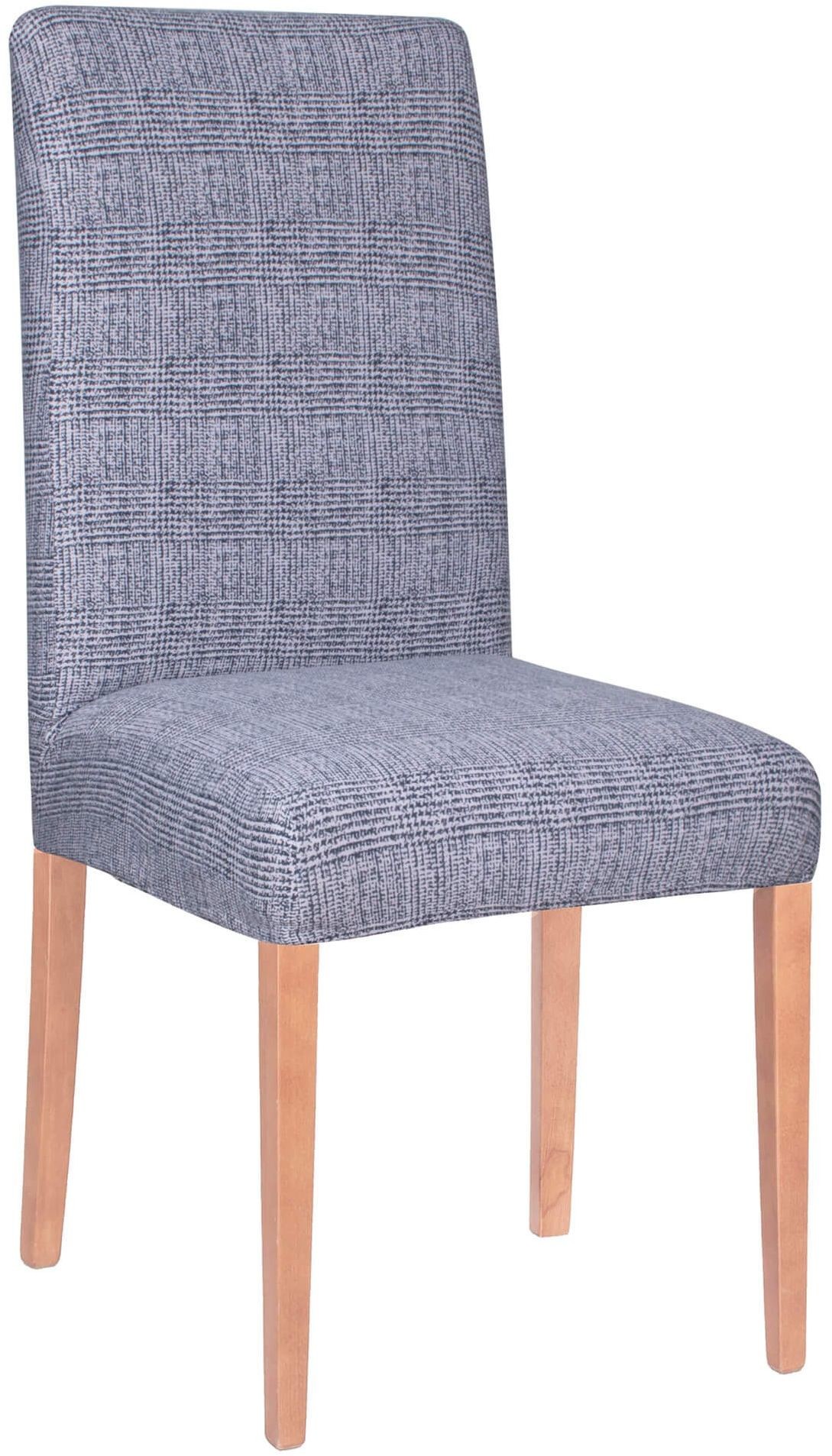 Opinie o Pokrowiec na krzesło elastyczny niebieska kratka HA0044