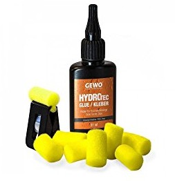 GEWO Grupa hydrotec, zawiera rozpuszczalnik klej wolnego miejsca na bazie wody (ITTF holów) do tenisa stołowego, przezroczysty, 37ml 75040000