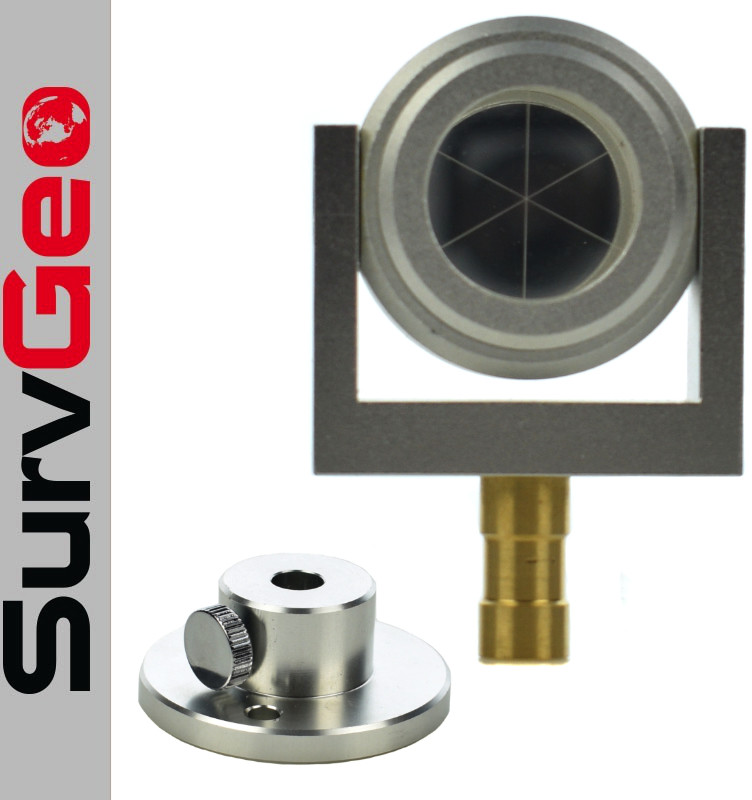 SurvGeo Pryzmat kolejowy 25.4mm z trzpieniem 10mm 1005023