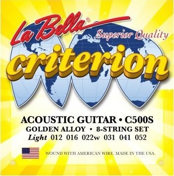 LaBella C500S Criterion struny do git akustycznej 12-52