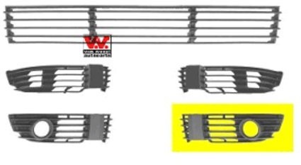 VAN WEZEL 5837593 kratka wentylacyjna, zderzak 5837593