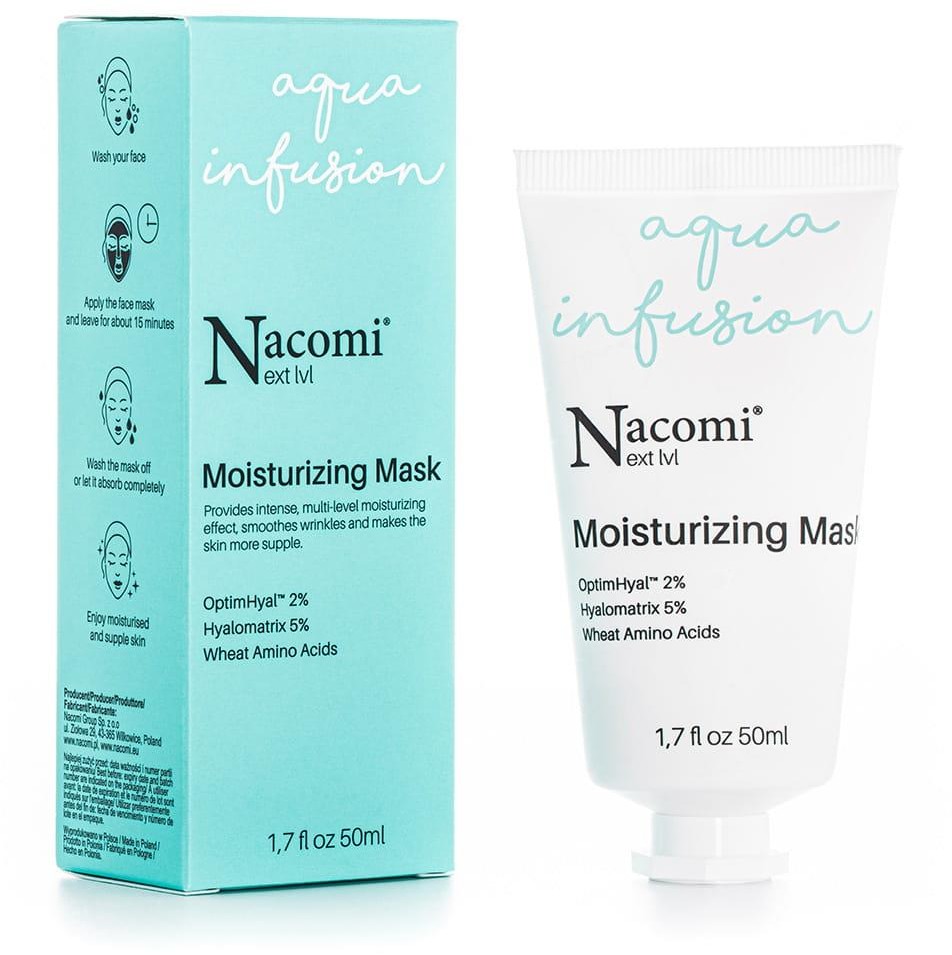 Nacomi Next Level Moisturizing Mask nawilżająca maska do twarzy 50ml 101126-uniw
