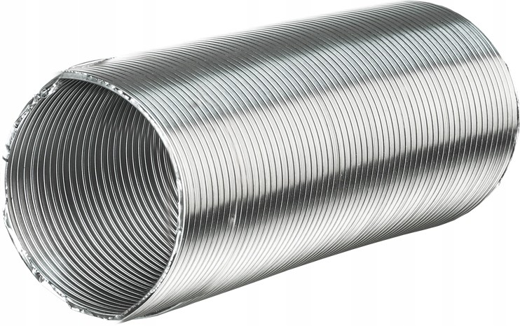 Spiro Kanał Przewód Rura Aluminium Spiro Flex 125 / 1 m