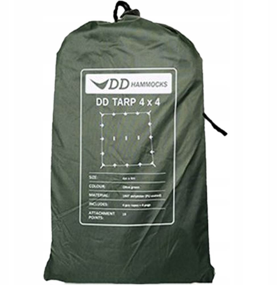 Płachta biwakowa DD Hammocks Tarp 4x4 Olive