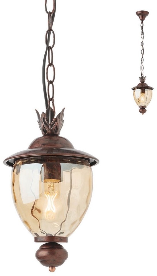 Redo Redo 9632 - Lampa wisząca zewnętrzna na łańcuchu MATERA 1xE27/42W/230V IP33