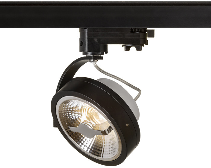 Redlux Oprawa szynowa KELLY LED do 3-faz szyny czarna 230V LED 12W 24 3000K R12339