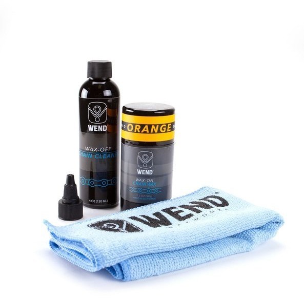 WEND WEND zestaw CHAIN WAX KIT fluo pomarańczowy