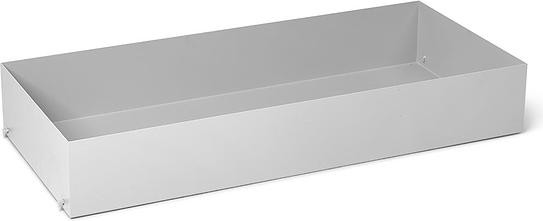 Ferm Living Półka do regału Punctual głęboka jasnoszara metalowa 110283103