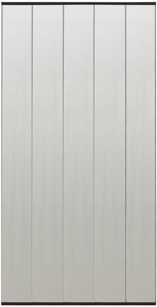 vidaXL Moskitiera na drzwi, 5-panelowa, czarna, 120x240 cm vidaXL