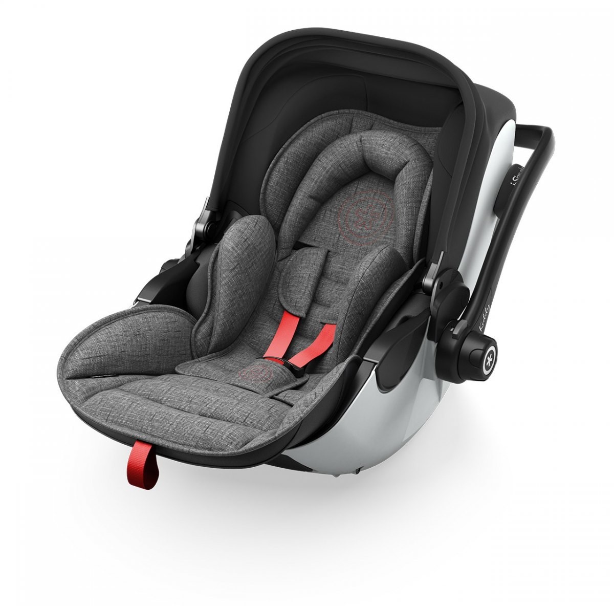Kiddy Evoluna i-Size 2 0-13kg GREY MELANGE HOT RED