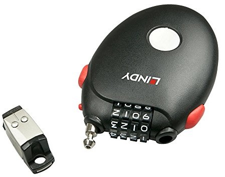 LINDY Lindy 20913 uniwersalne-zapobiegająca kradzieży kabel do notebooków Czarny 20913