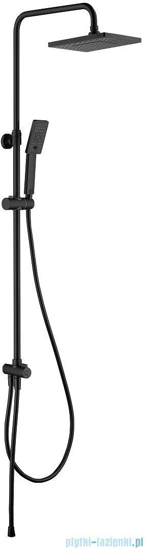 Omnires Jimjim uniwersalny system prysznicowy natynkowy czarny SYSJIMJIMBL
