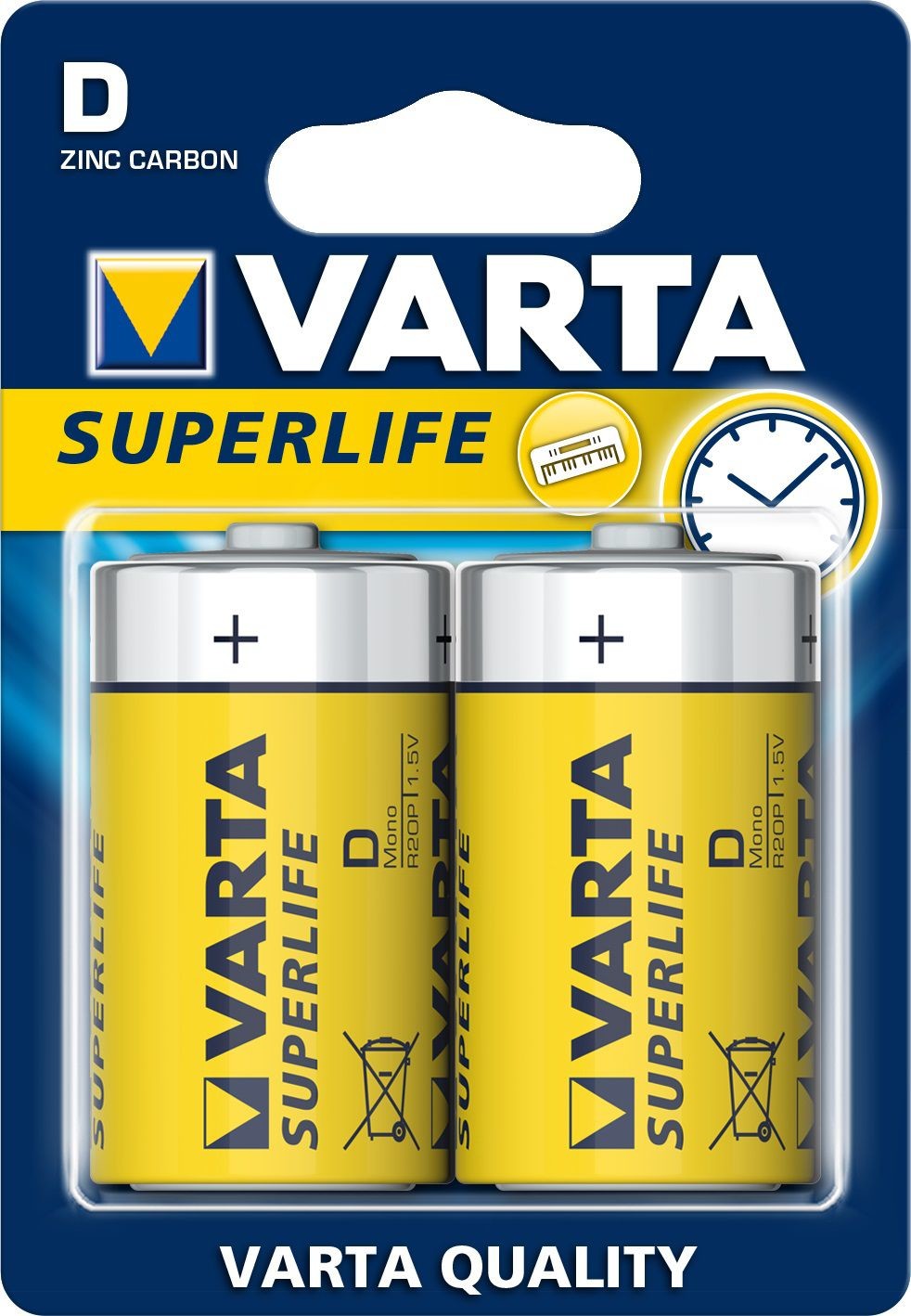 Varta Varta R20/2SZT SUPERLIFE BVARTAR20) BATERIAVARTAR20/2SZTSUPERLIFEBLI