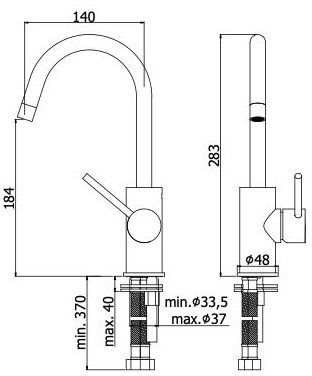 Paffoni Light Bateria umywalkowa bez korka różowe złoto LIG078ROSE