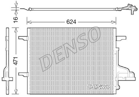DENSO Skraplacz, klimatyzacja DCN10027